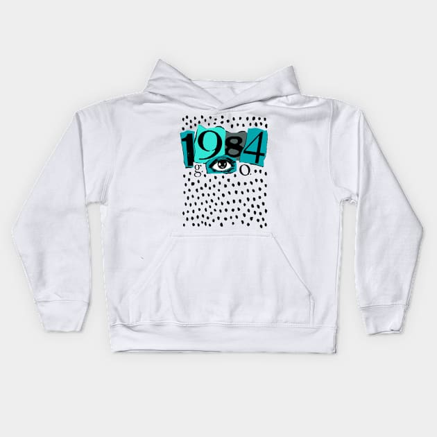 1984 Kids Hoodie by MoSt90